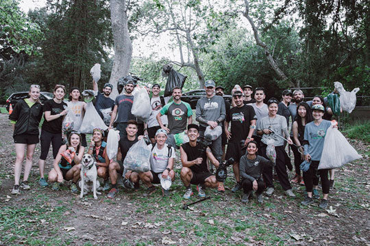 Picking up Trash While Running at Griffith Park, CA