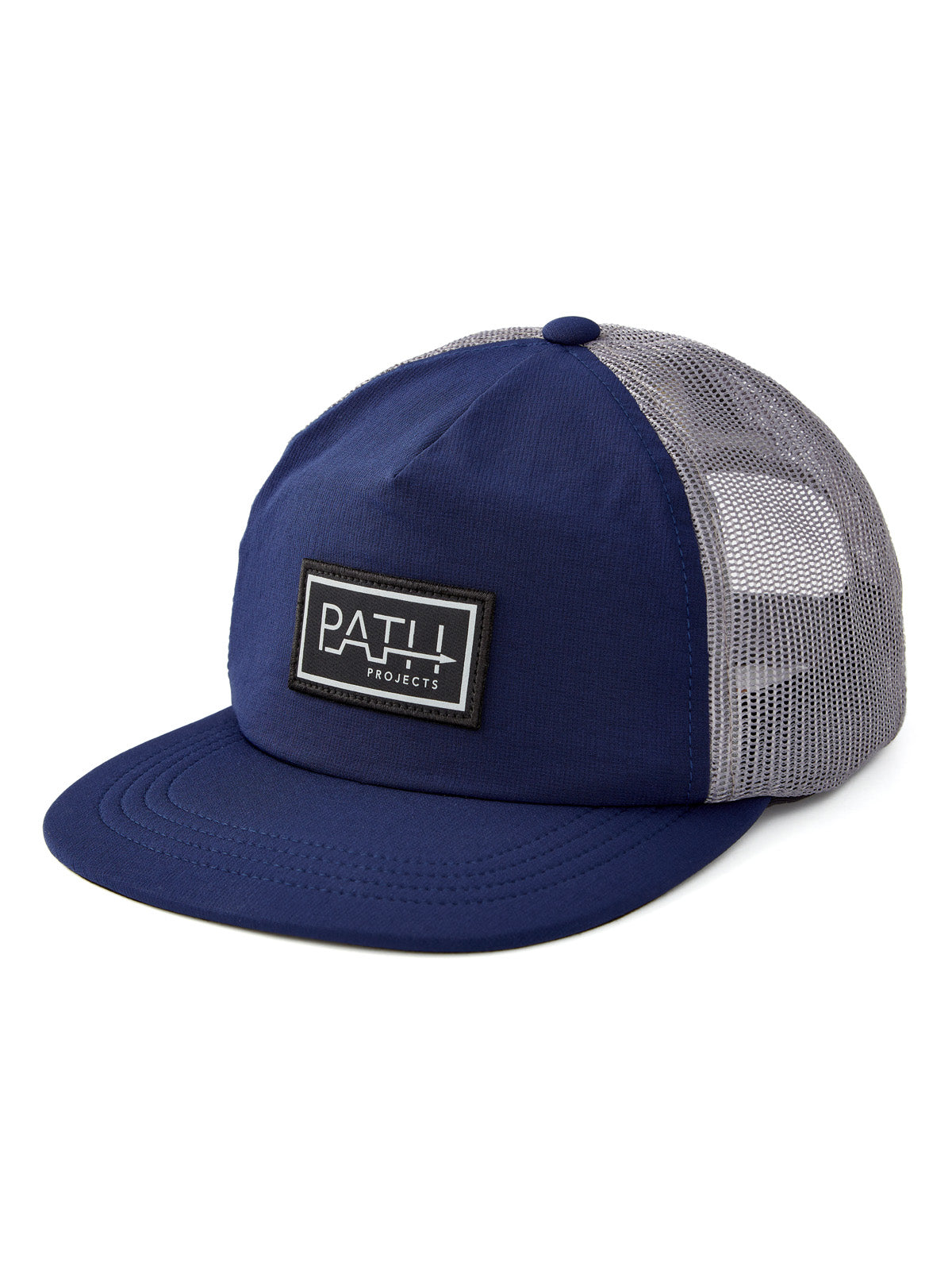 Big Bend Trucker Hat for Running | Path Projects Navy / Grey